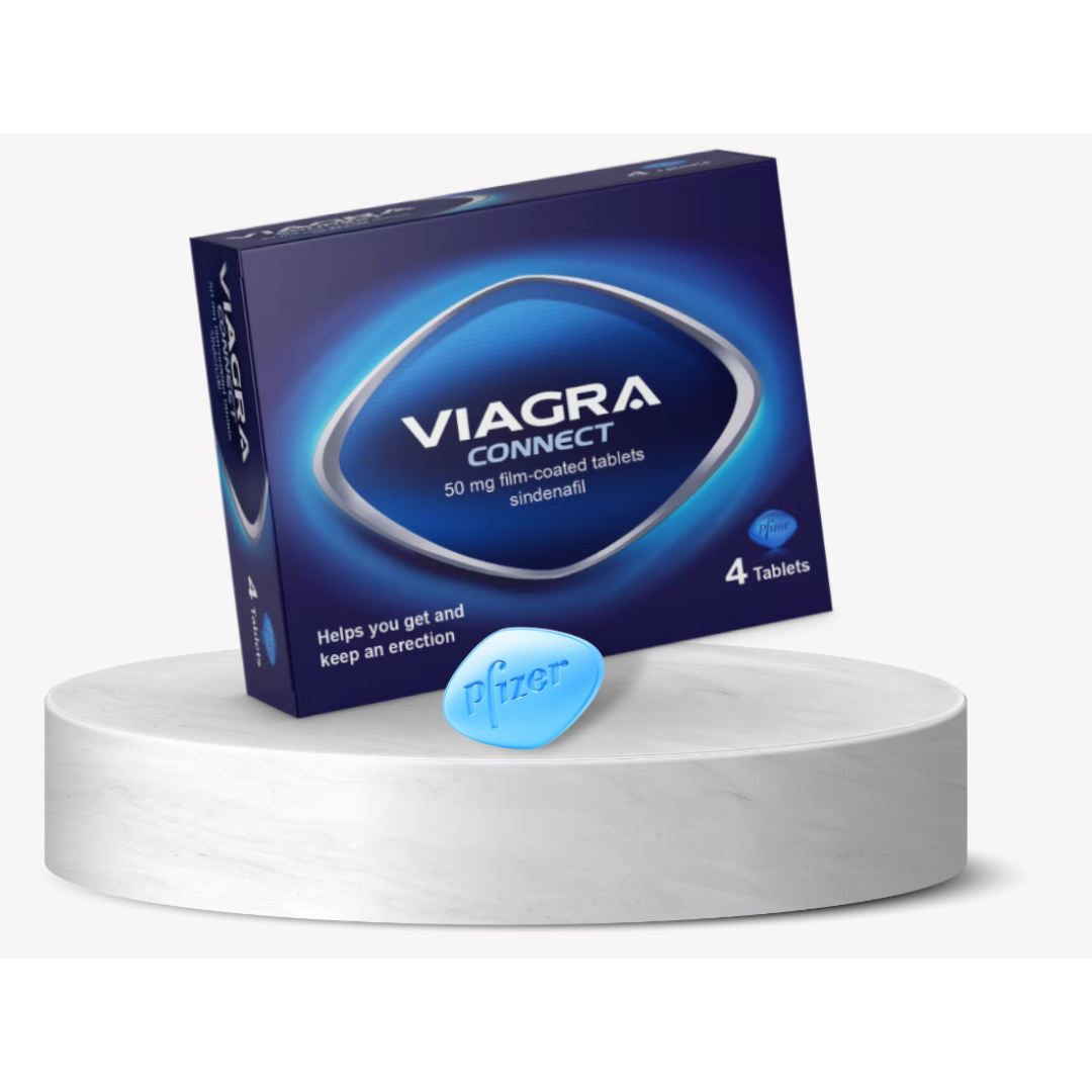 Viagra Connect 50mg 4 Tablets – Discreet Erectile Dysfunction Treatment from Pharmazon Express