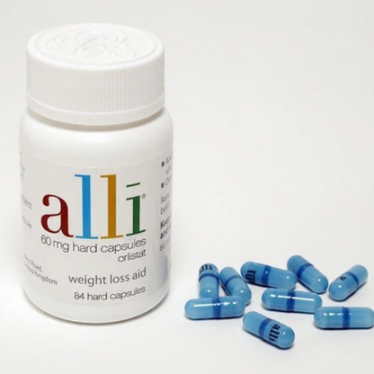 Alli Orlistat 60 mg – 84 Capsules for Weight Loss Support | Pharmazon Express