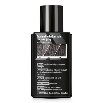 Alpecin Grey Attack Caffeine Shampoo – Darker & Stronger Hair for Men
