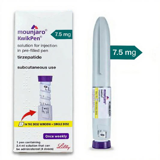 Mounjaro (Tirzepatide) 7.5 mg Injection – Weekly Weight Loss Pen | Pharmazon Express

