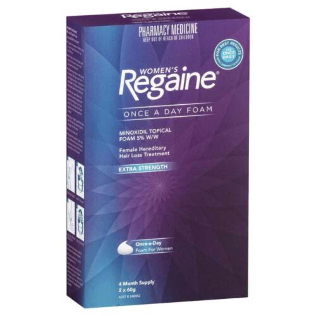 Regaine for Women Extra Strength 5% Minoxidil Foam – Hair Regrowth Treatment