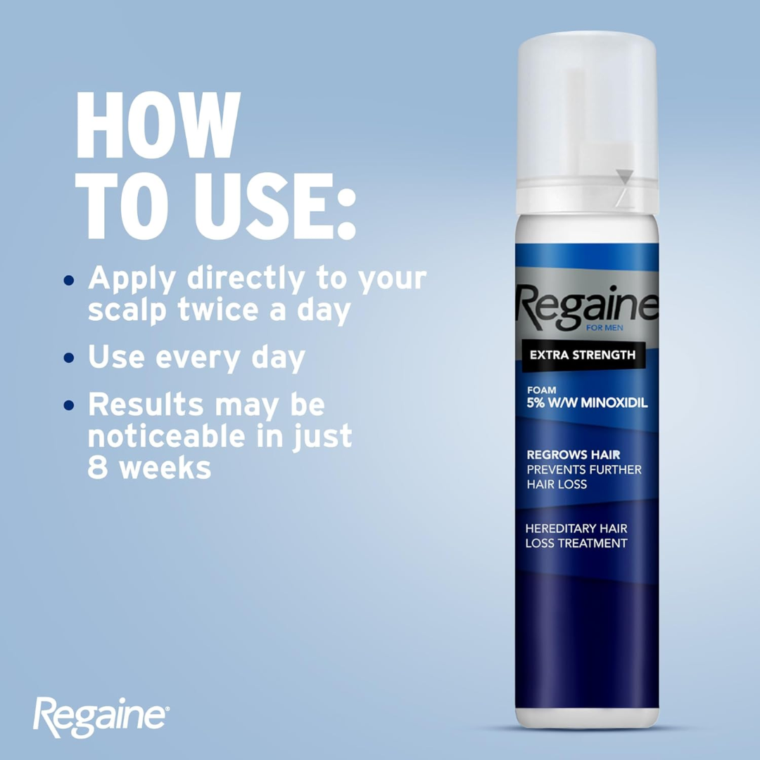 Regaine (Minoxidil) – Hair Regrowth Treatment for Men & Women | Pharmazon Express