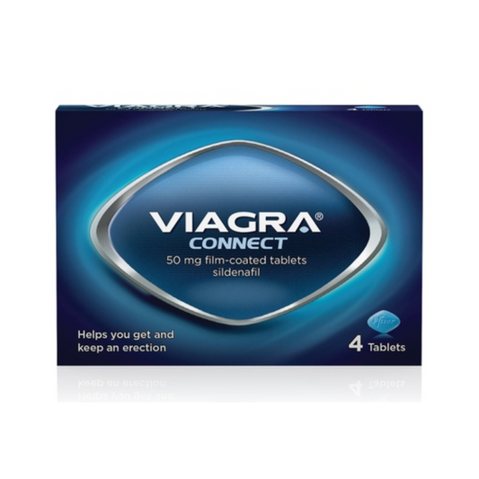 Viagra Connect 50mg 4 Tablets – Erectile Dysfunction Relief from Pharmazon Express