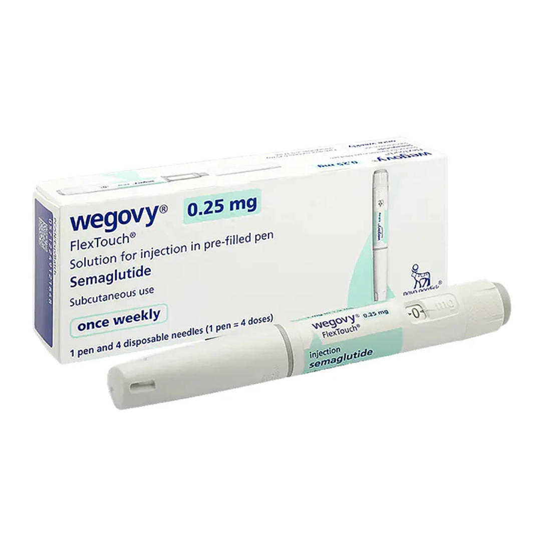 Wegovy (Semaglutide) 0.25 mg Injection – Weight Loss Pen | Pharmazon Express
