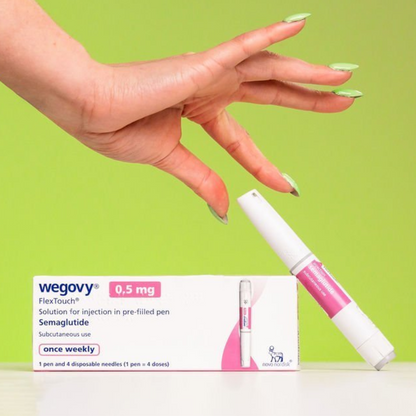Wegovy (Semaglutide) 0.5 mg Injection – Weekly Weight Loss Pen | Pharmazon Express
